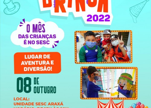 Sesc Brinca 2022 - Diversão e aventura 