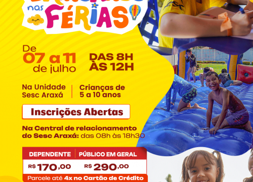 Brincando nas Férias