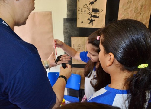 Exposição "Primeiros povos" - Escola Sesc