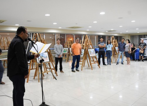 Vernissage exposição "Minha Aldeia" 