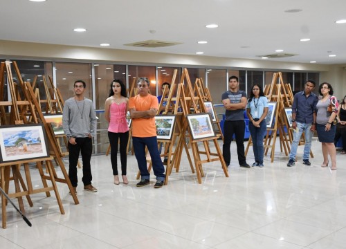 Vernissage exposição "Minha Aldeia" 