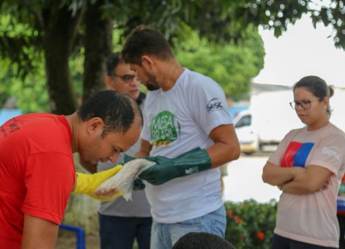 Mesa Brasil - IBAMA e PRF Destinam Apreensão De Peixe ao Programa