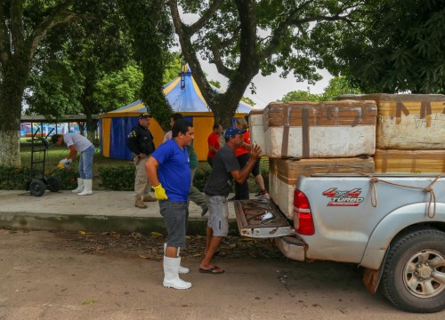 Mesa Brasil - IBAMA e PRF Destinam Apreensão De Peixe ao Programa