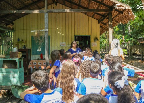 Passeio Escola Sesc no Museu Sacaca