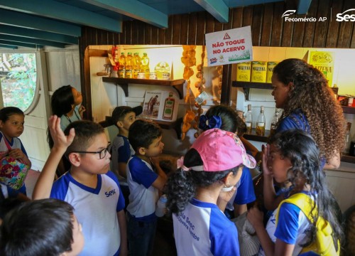 Passeio Escola Sesc no Museu Sacaca