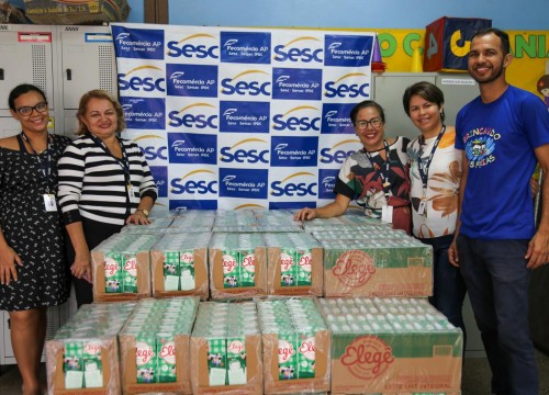 Doação Subway para o Mesa Brasil