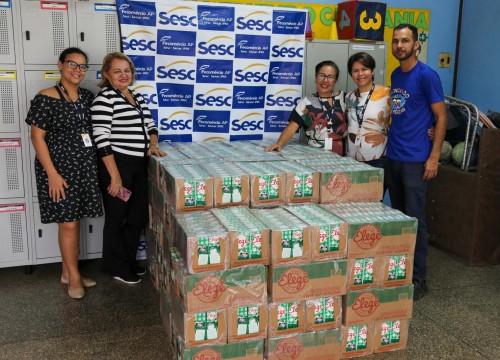 Doação Subway para o Mesa Brasil