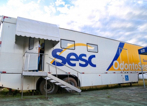 Convênio Carreta Odonto Sesc e Prefeitura de Santana