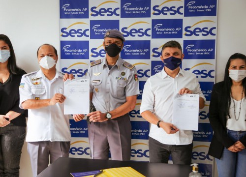 Sesc Amapá e PM/AP assinam convênio para cessão de espaço odontológico