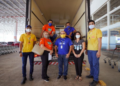 Doação Solidaria Assaí para o Mesa Brasil