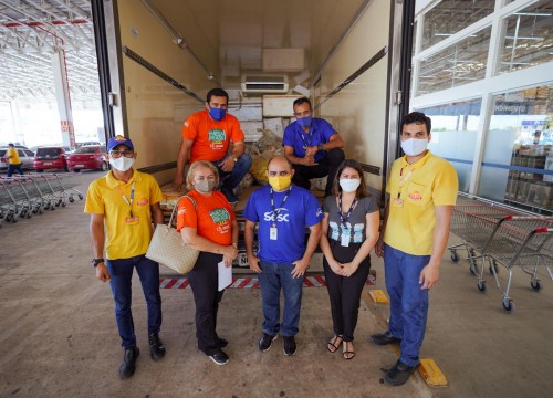 Doação Solidaria Assaí para o Mesa Brasil