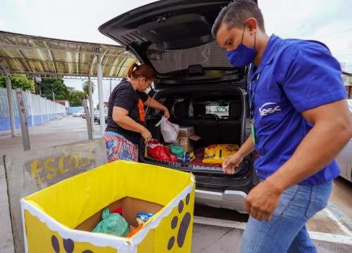 Entrega de Rações para ONG Anjos Protetores