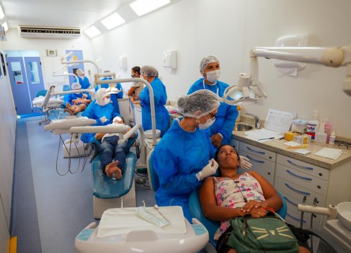 Inauguração Carretas Saúde Mulher e OdontoSesc