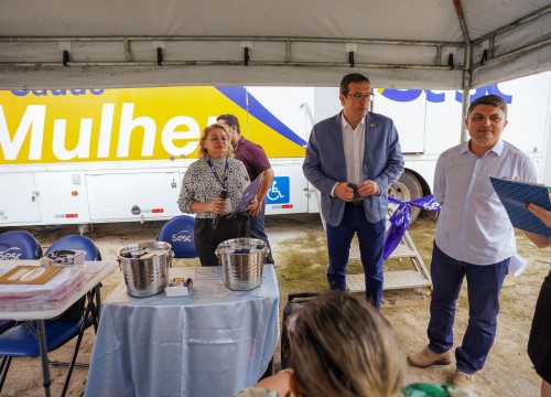 Inauguração Carretas Saúde Mulher e OdontoSesc