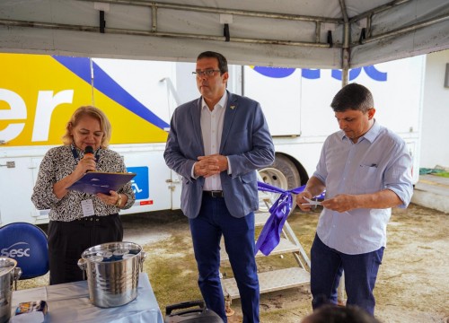 Inauguração Carretas Saúde Mulher e OdontoSesc