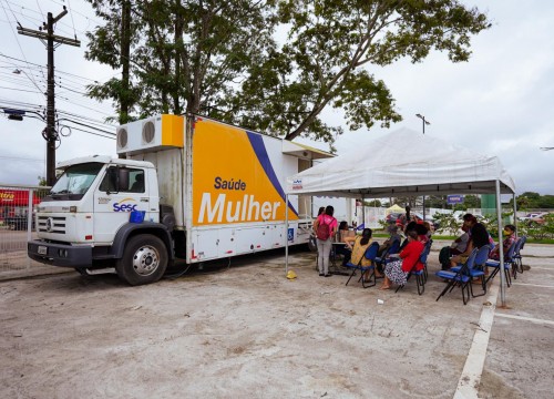 Inauguração Carretas Saúde Mulher e OdontoSesc