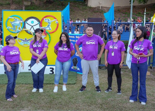 Abertura do XXVI Jogos Internos da Escola Sesc