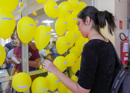 Ação Setembro Amarelo no Sesc Centro
