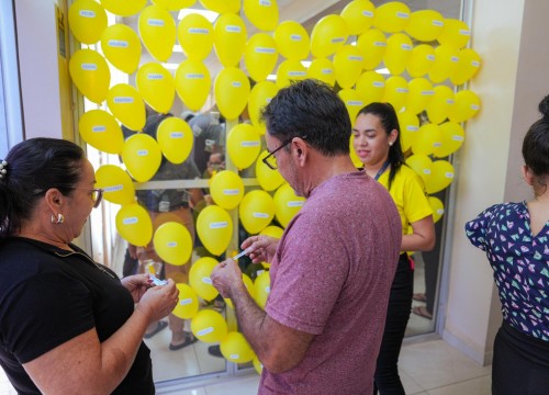 Ação Setembro Amarelo no Sesc Centro