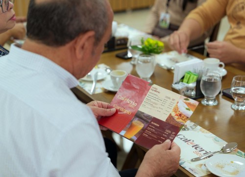 Degustação experimental na Cafeteria Sesc Centro 
