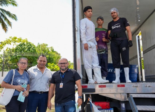 Doação de Bio Açaí pela Conab