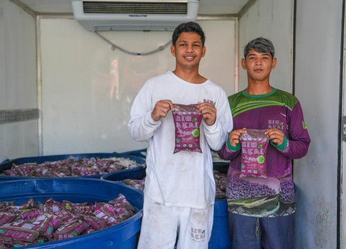 Doação de Bio Açaí pela Conab