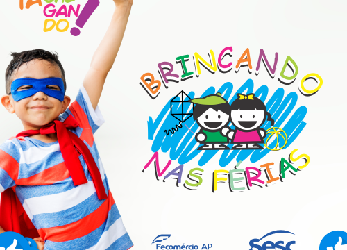 Sesc Ap realiza o projeto Brincando nas férias para crianças