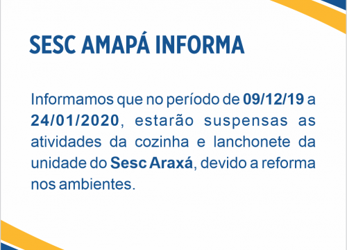 Sesc Amapá Informa