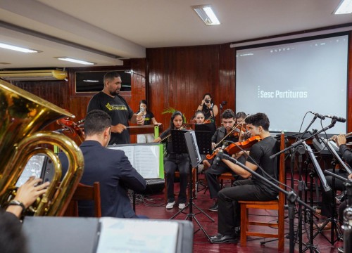Concertos Sesc Partituras - Maik dos Santos, Orquestra Prelúdio e Alunos e Professores da UEAP