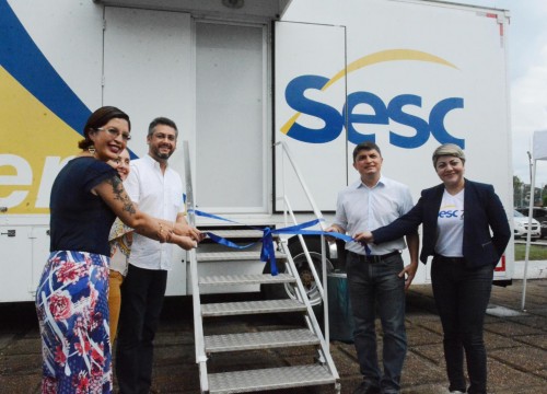 Unidade móvel Sesc Saúde Mulher é inaugurada em Macapá