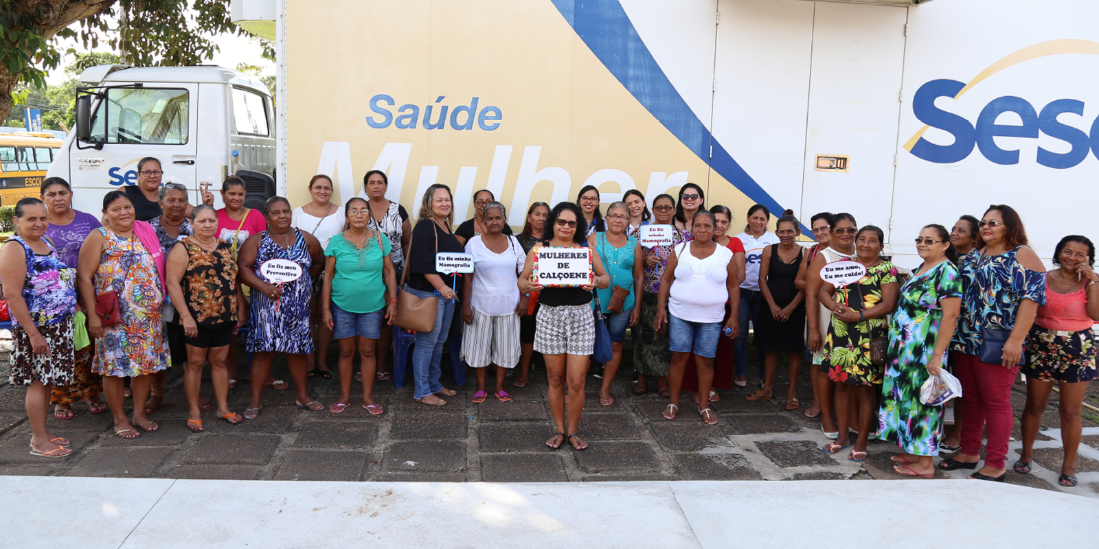 Unidade Móvel do Sesc AP realiza exames gratuitos para mulheres dos municípios do Amapá Unidade Móvel do Sesc AP realiza exames gratuitos para mulheres dos municípios do Amapá