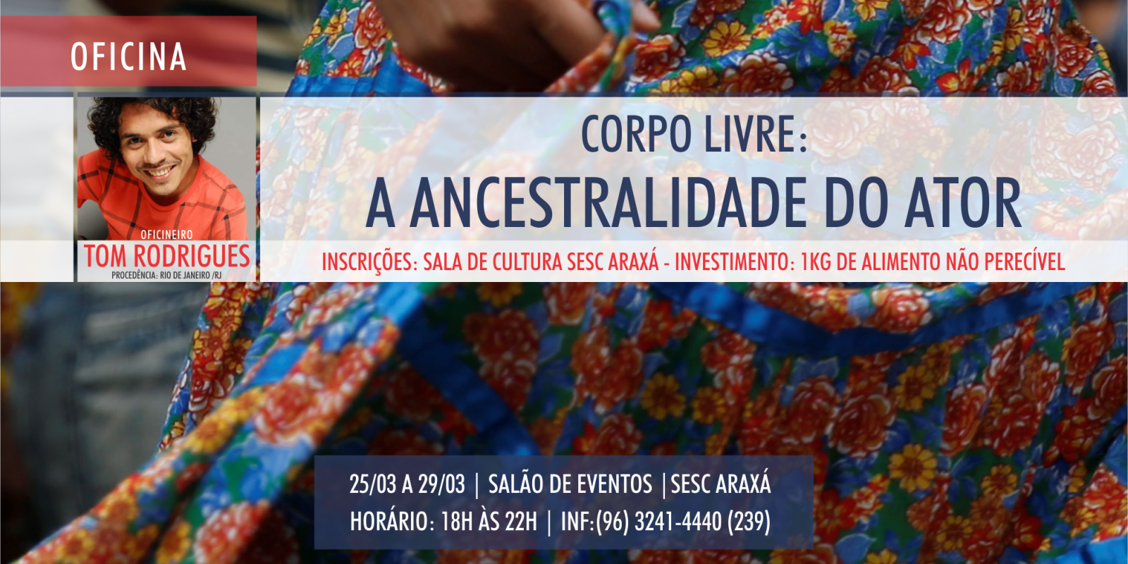 “Corpo Livre: A Ancestralidade do Ator”, oficina do Projeto Sesc em Cena Amapá”