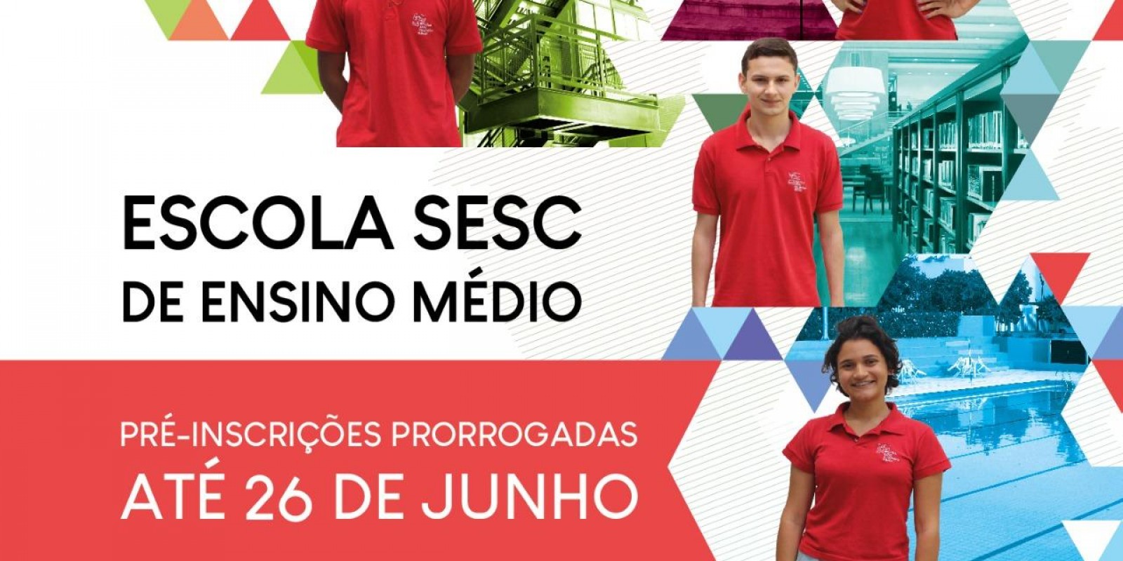 Escola Sesc de Ensino Médio prorroga inscrições para processo seletivo 2021