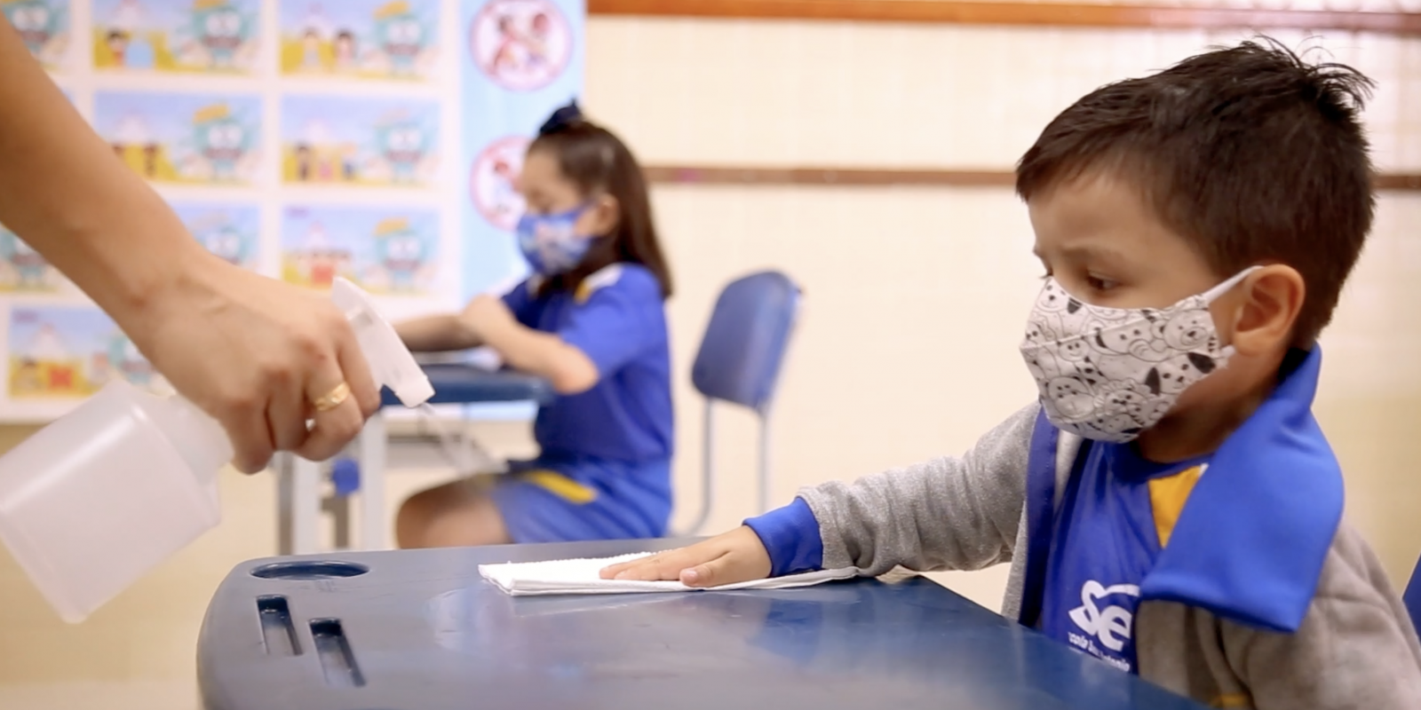 Escola Sesc retoma aulas da Educação Infantil com rodízio de alunos Escola Sesc retoma aulas da Educação Infantil com rodízio de alunos