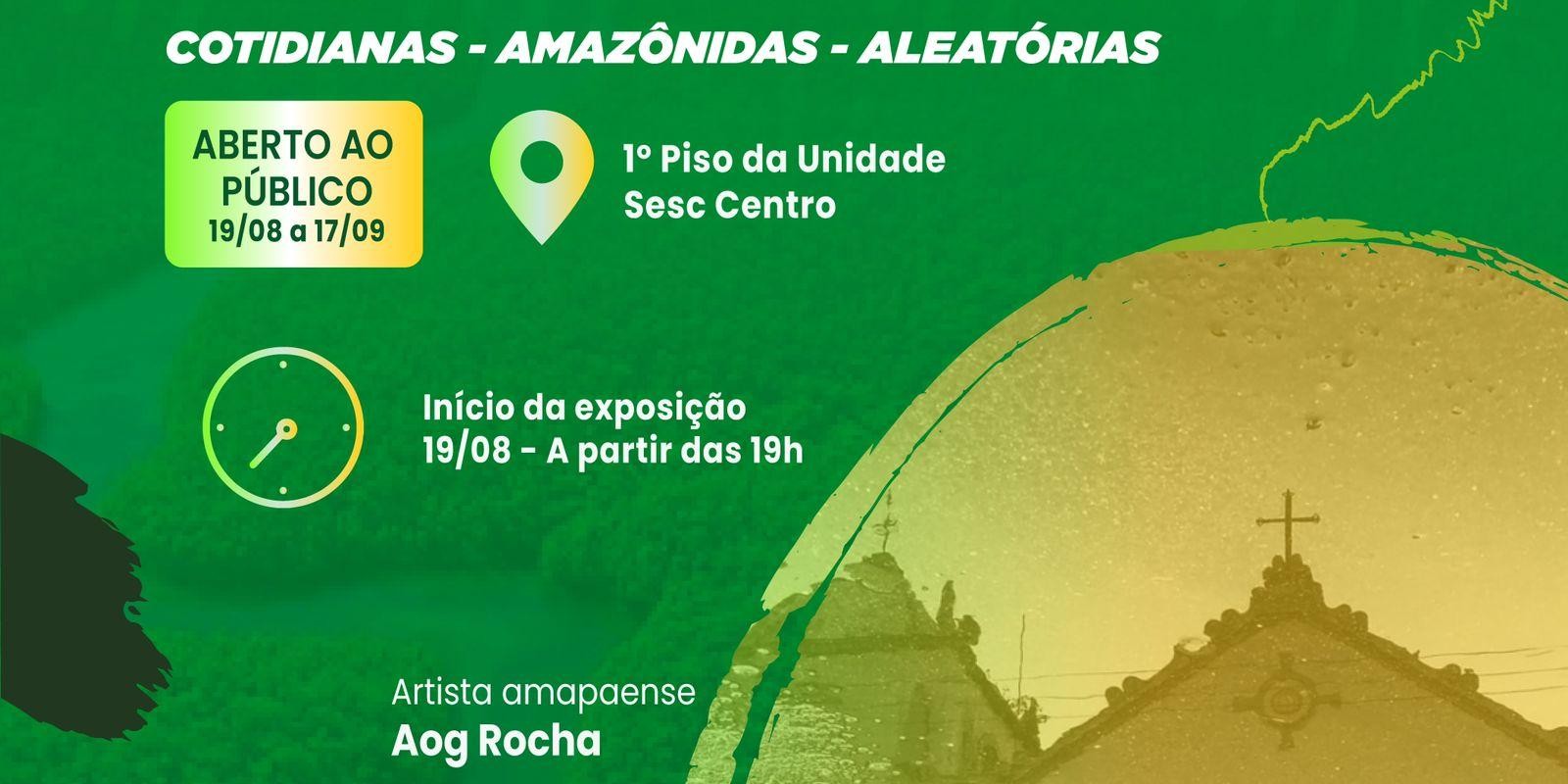 Dia Mundial da Fotografia: Sesc Amapá realiza exposição fotográfica em comemoração à data Dia Mundial da Fotografia: Sesc Amapá realiza exposição fotográfica em comemoração à data