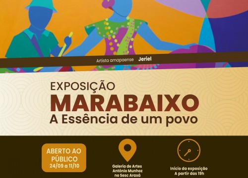 Exposição “Marabaixo – a essência de um povo” ficará disponível no Sesc Amapá