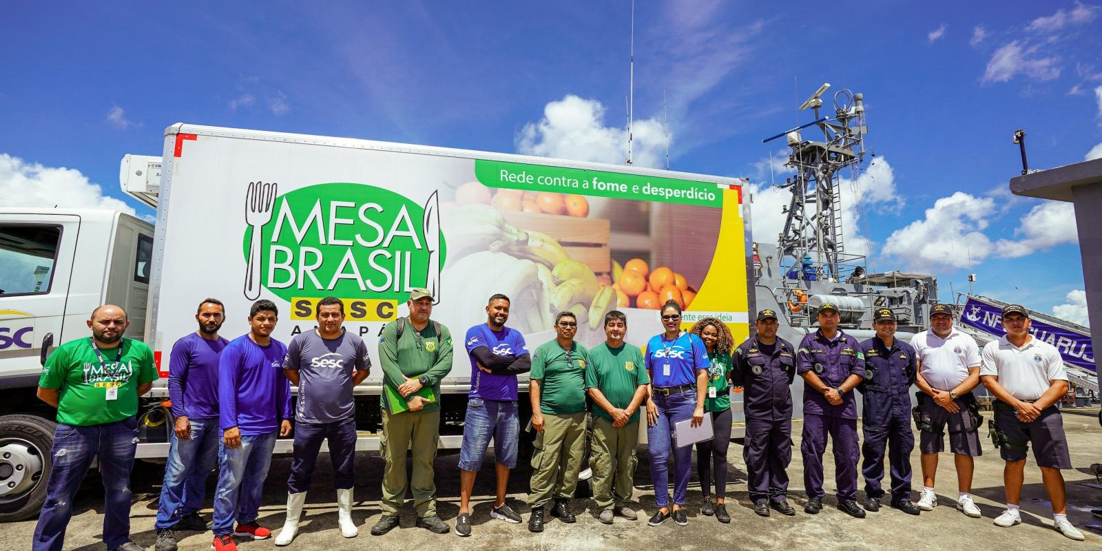 800 quilos de lagosta apreendidos na costa do Amapá são doados para 27 instituições atendidas pelo Mesa Brasil