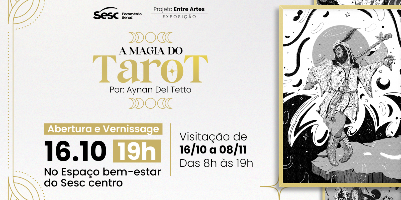 Sesc Amapá abre exposição “A Magia do Tarot”, da ilustradora Aynan Del Tetto Sesc Amapá abre exposição “A Magia do Tarot”, da ilustradora Aynan Del Tetto