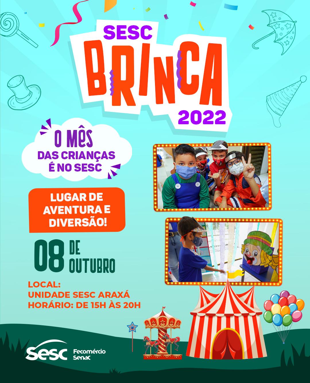 Sesc Brinca 2022 - Diversão e aventura 