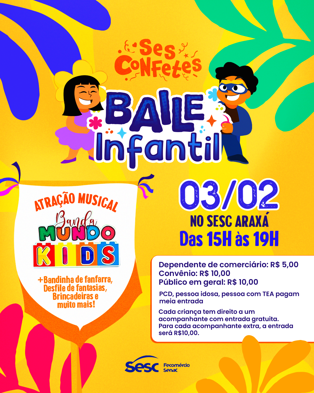 Sesconfetes: Baile Infantil