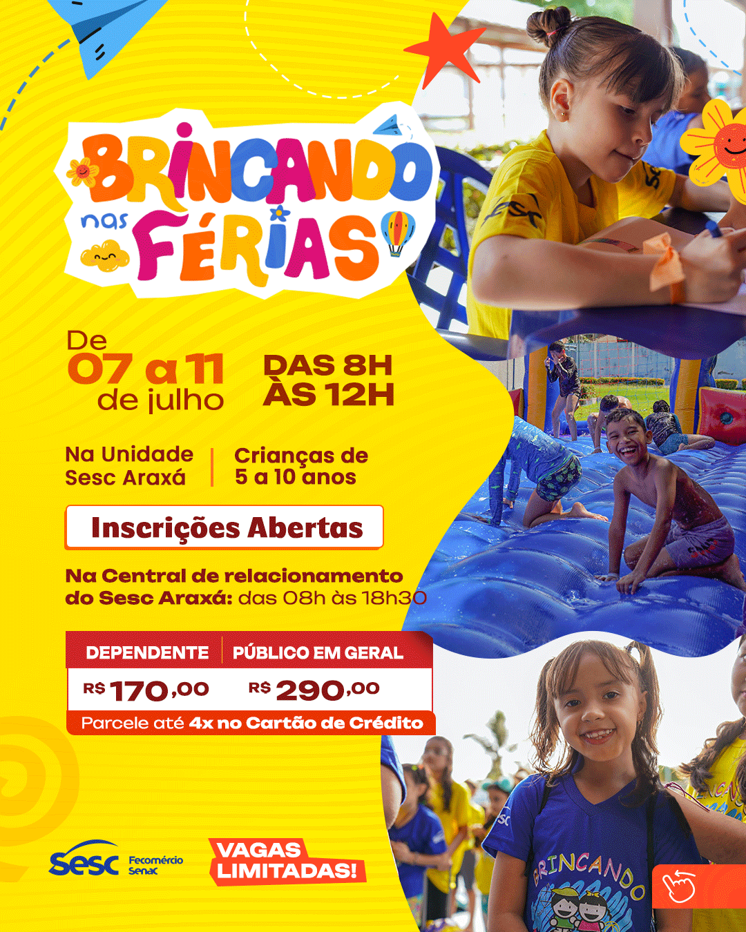 Brincando nas Férias Brincando nas Férias