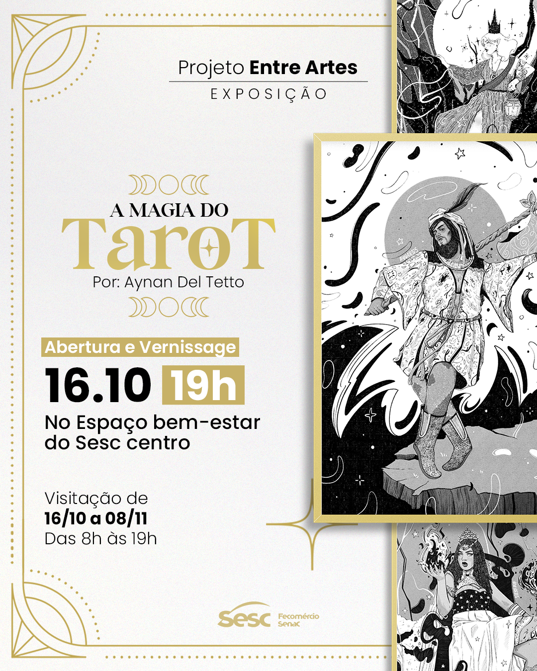 Exposição "A Magia do Tarot"