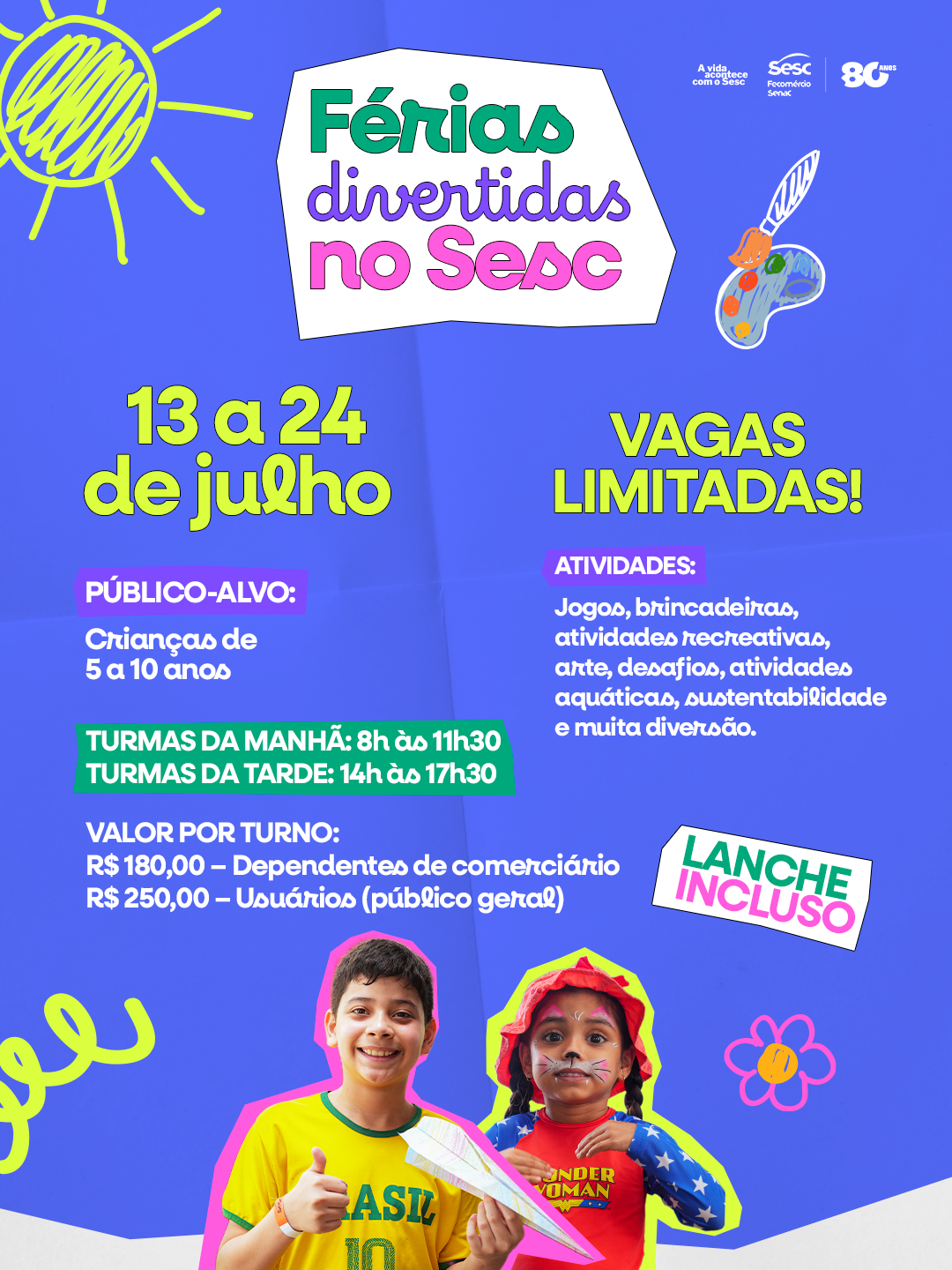 Férias Divertidas no Sesc