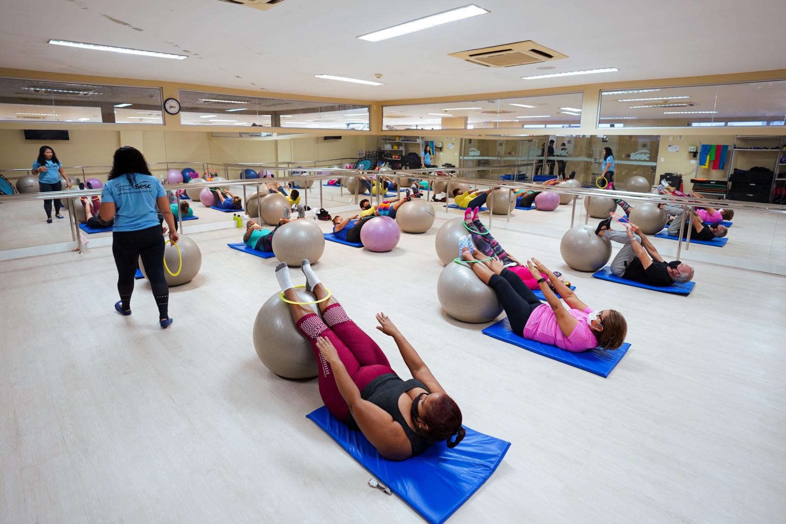 Aulas de Pilates - Sesi MT - Serviço Social da Indústria