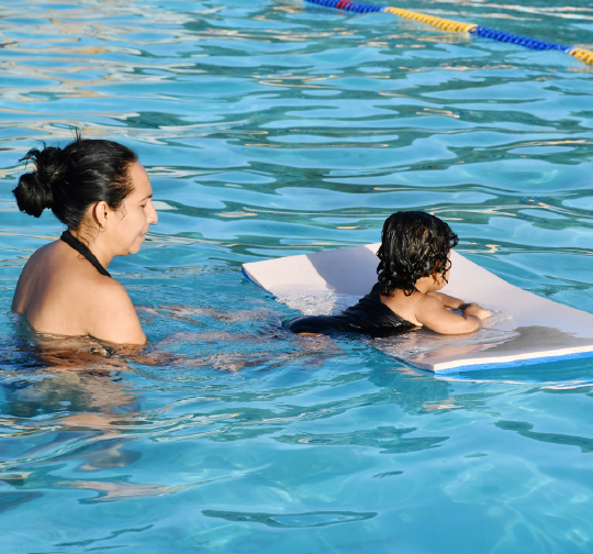 O despertar pela piscina